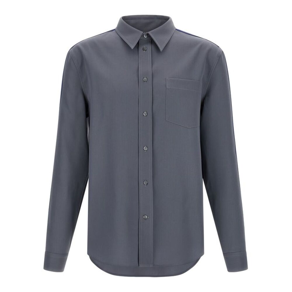 Marni Gray Virgin Wool Men's Blouse